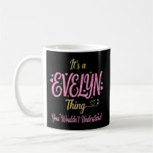 Es ist eine Evelyn-Sache Rosa Gold Frauen Geschenk
