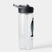 Es ist eine Familie von Pinguinen Aquarell zeichne Trinkflasche (Rechts)