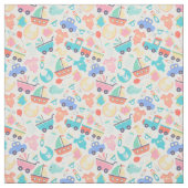 Es ist eine farbenfrohe Babydusche Stoff (Muster)