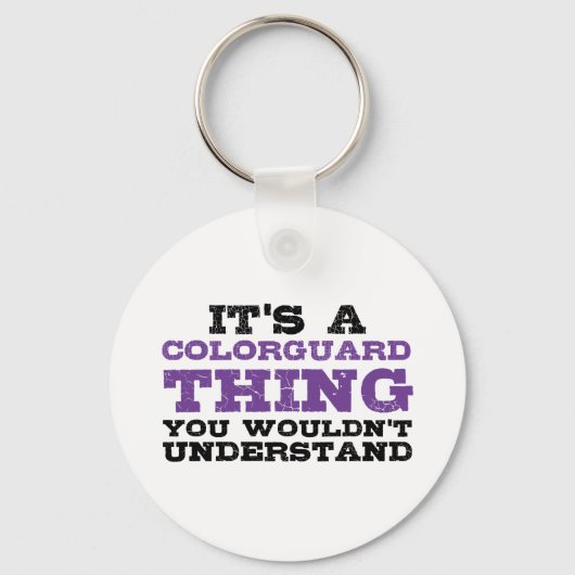 Es ist eine Farbenwache Schlüsselanhänger (Vorderseite)