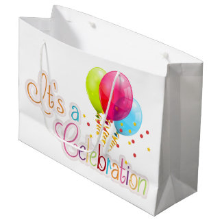 Es ist eine Feier Große Geschenktüte