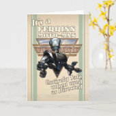 Es ist eine Ferriss Moto-Man-Gruß-Karte Karte (Gelbe Blume)