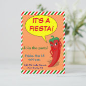 Es ist eine Fiesta Einladung (Stehend Vorderseite)