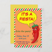 Es ist eine Fiesta Einladung (Vorne/Hinten)