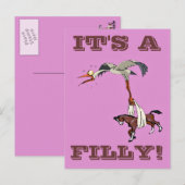 ES IST EINE FILLY 2! POSTKARTE (Vorne/Hinten)
