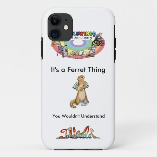 Es ist eine Frettchen-Sache-Telefon-Abdeckung Case-Mate iPhone Hülle (Rückseite)