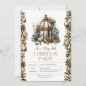 Es ist eine fröhliche kleine Weihnachtsfeier-Party Einladung (Vorderseite)