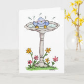 Es ist eine Frühlings-Sache - Gruß-Karte Karte (Gelbe Blume)