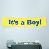 Es ist eine Geburtsankündigung von Jungen - New Ba Banner (Messeveranstaltung)