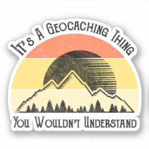 Es ist eine Geocaching-Sache - man würde es nicht Aufkleber