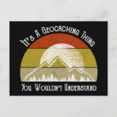 Es ist eine Geocaching-Sache - man würde es nicht Postkarte (Vorderseite)