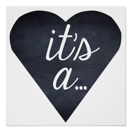 Es ist eine ... Geschlechterenthüllung, Junge oder Poster (Vorderseite)