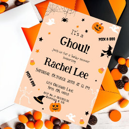 Es ist eine Ghoul Halloween Baby Shower Einladung