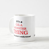 Es ist eine Gila-Krustenechsesache, Sie würde Kaffeetasse (Vorderseite Links)