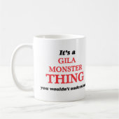 Es ist eine Gila-Krustenechsesache, Sie würde Kaffeetasse (Links)