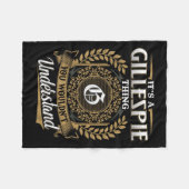 Es ist eine Gillespie, die man nicht verstehen wür Fleecedecke (Vorderseite (Horizontal))