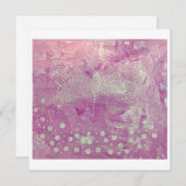 Es ist eine Girl Announcement Card (Vorne/Hinten)