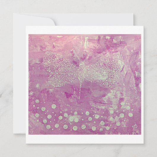 Es ist eine Girl Announcement Card (Vorderseite)