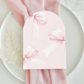 Es ist eine Girl Arch Pink Bow Baby Dusche Einladung