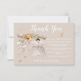 Es ist eine Girl Baby Dusche Danke Karte