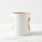 Es ist eine Girl Blush Pink Floral Tasse (Mittel)