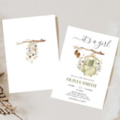 Es ist eine Girl Boho Kleidungsdusche Einladung