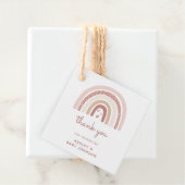 Es ist eine Girl Boho Rainbow Baby Dusche Danke Geschenkanhänger (Beispiel)