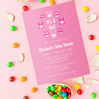 Es ist eine Girl-Easter-Baby-Dusche