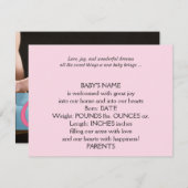 Es ist eine Girl Foto Baby Ankündigung (Vorne/Hinten)