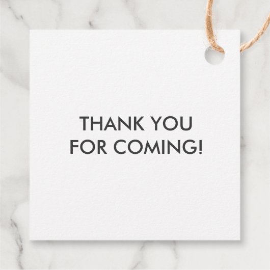 Es ist eine Girl-Geschenkmarke, Baby-Shower-Gesche Geschenkanhänger (Rückseite)