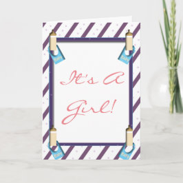 Es ist eine Girl Grußkarte Karte