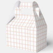 Es ist eine Girl Niedlich Brown Gingham Notedry Ba Geschenkschachtel (Rückseite)