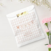 Es ist eine Girl Niedlich Brown Gingham Notedry Ba Geschenktütchen (Versiegelt)