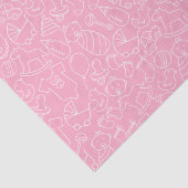 Es ist eine Girl Pink Baby Dusche Seidenpapier (Ausschnitt)