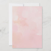 Es ist eine Girl Pink Balloon Baby Dusche Einladung (Rückseite)