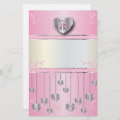 Es ist eine Girl Scrap-Buchung Briefpapier (Vorne/Hinten)