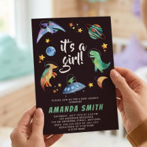 Es ist eine Girl Space Dinosaurier Galaxy Baby Dus