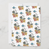 Es ist eine Girl Springtime Brunch Baby Dusche Einladung (Rückseite)