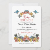 Es ist eine Girl Springtime Brunch Baby Dusche Einladung (Vorderseite)