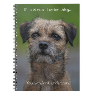 Es ist eine GrenzTerrier-Sache Notizblock