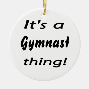 Es ist eine Gymnastsache! Keramikornament