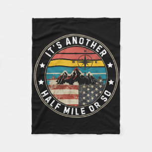 Es ist eine halbe Meile oder so Vintage-Amerikanis Fleecedecke