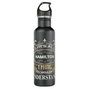 Es ist eine Hamilton Sache, die man nicht verstehe Edelstahlflasche
