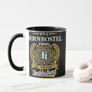Es ist eine HORNBOSTEL-Sache, die du nicht versteh Tasse
