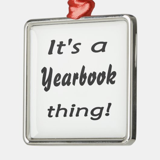 Es ist eine Jahrbuchsache! Ornament Aus Metall (Links)