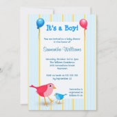 Es ist eine junge Baby Birth Announcement Shower I Einladung (Vorderseite)