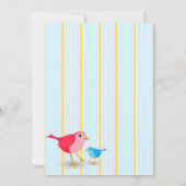 Es ist eine junge Baby Birth Announcement Shower I Einladung (Rückseite)