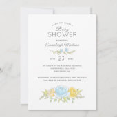 Es ist eine junge Babydusche Teddy Bear Honey Bee Einladung (Rückseite)