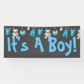 Es ist eine junge Begrüßungs-Zuhause Banner (Horizontal)