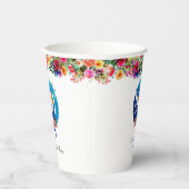 Es ist eine junge blaue Ballon Guinea Schweine Bab Pappbecher (Rechts)